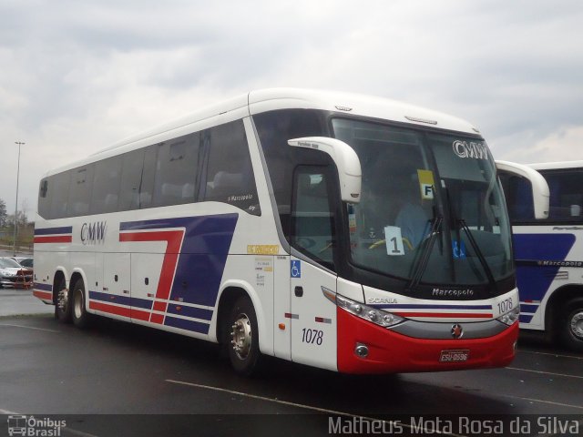 CMW Transportes 1078 na cidade de Vinhedo, São Paulo, Brasil, por Matheus Mota Rosa da Silva. ID da foto: 3310498.