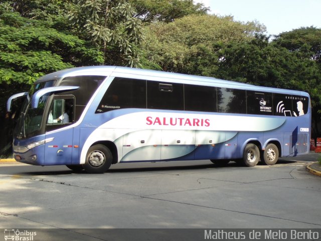 Viação Salutaris e Turismo 13969 na cidade de São Paulo, São Paulo, Brasil, por Matheus de Melo Bento. ID da foto: 3311921.