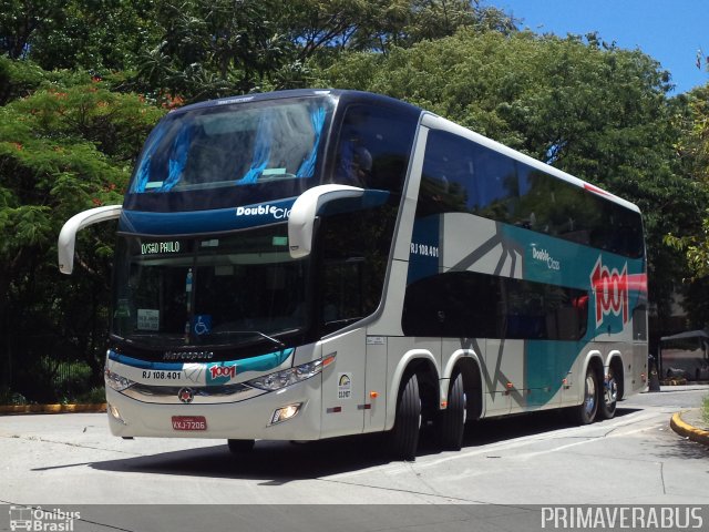 Auto Viação 1001 RJ 108.401 na cidade de São Paulo, São Paulo, Brasil, por Alexandre Rodrigo. Número da foto: #3310680.