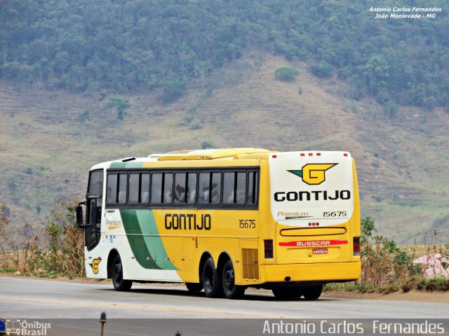 Empresa Gontijo de Transportes 15675 na cidade de João Monlevade, Minas Gerais, Brasil, por Antonio Carlos Fernandes. ID da foto: 3311068.