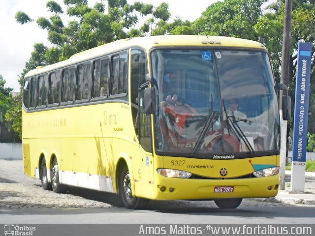 Viação Itapemirim 8027 na cidade de Fortaleza, Ceará, Brasil, por Amós  Mattos. ID da foto: 3311404.