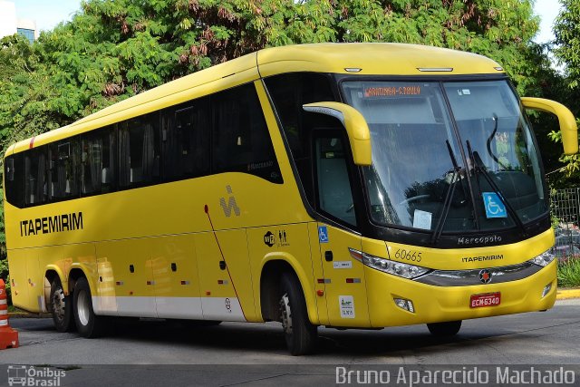 Viação Itapemirim 60665 na cidade de São Paulo, São Paulo, Brasil, por Bruno Aparecido Machado. ID da foto: 3311935.