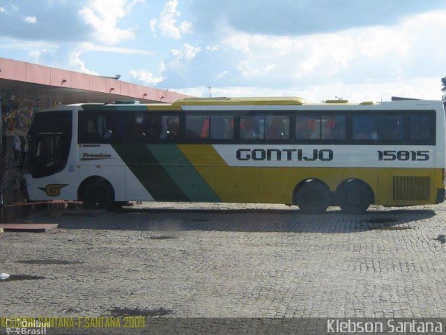 Empresa Gontijo de Transportes 15815 na cidade de Feira de Santana, Bahia, Brasil, por Klebson Santana. ID da foto: 3310656.