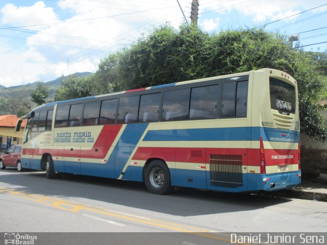 Transporte Coletivo Santa Maria 279 na cidade de Ouro Preto, Minas Gerais, Brasil, por Daniel Junior Sena. Número da foto: #3311818.