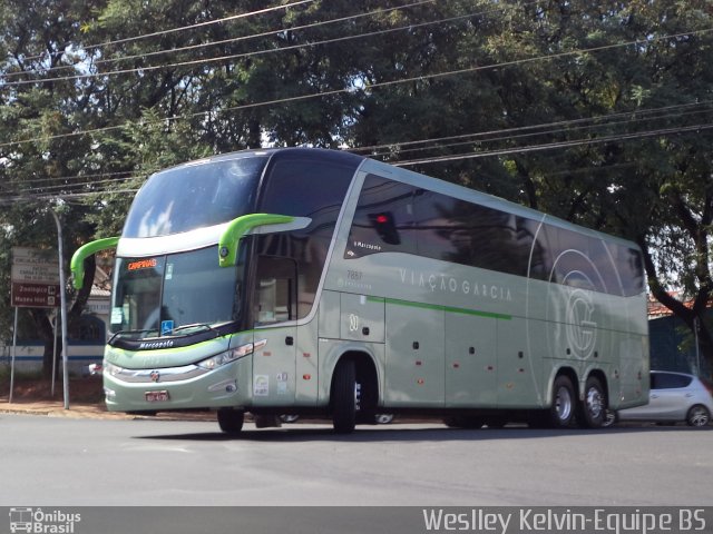 Viação Garcia 7887 na cidade de Sorocaba, São Paulo, Brasil, por Weslley Kelvin Batista. ID da foto: 3313016.