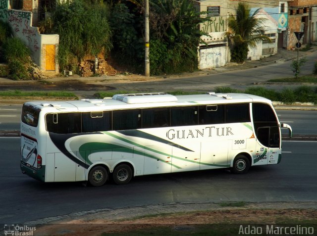 Viação GuanTur 3000 na cidade de Belo Horizonte, Minas Gerais, Brasil, por Adão Raimundo Marcelino. Número da foto: #3314030.