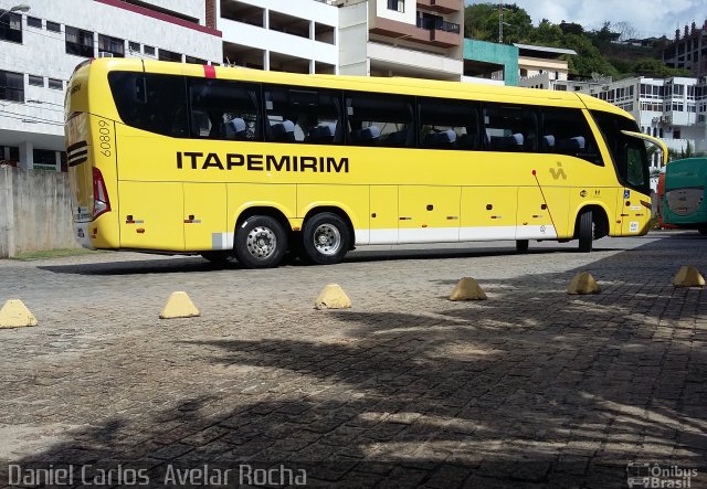 Viação Itapemirim 60809 na cidade de Cachoeiro de Itapemirim, Espírito Santo, Brasil, por Daniel Carlos  Avelar Rocha. ID da foto: 3312718.