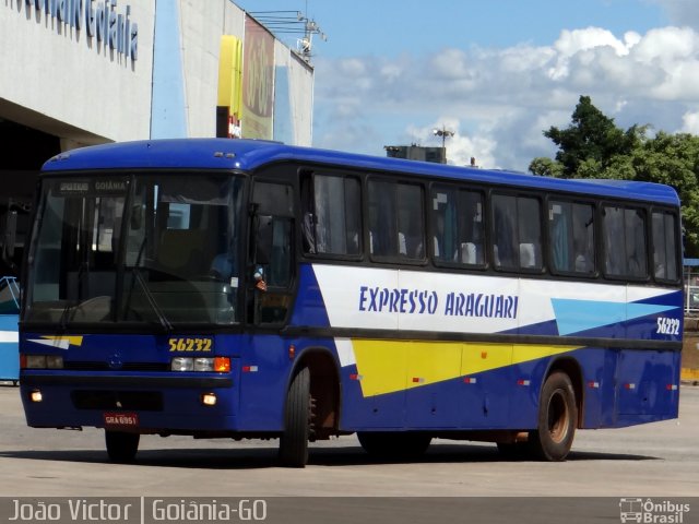 Expresso Araguari 56232 na cidade de Goiânia, Goiás, Brasil, por João Victor. Número da foto: #3313498.