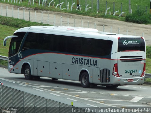 Expresso Cristália 202141 na cidade de Aparecida, São Paulo, Brasil, por Fabio Alcantara. Número da foto: #3314402.