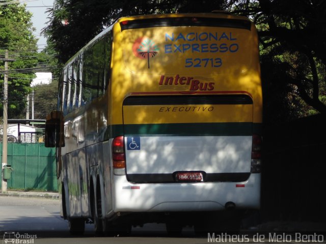 Nacional Expresso 52713 na cidade de São Paulo, São Paulo, Brasil, por Matheus de Melo Bento. Número da foto: #3314537.