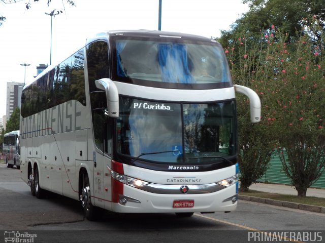 Auto Viação Catarinense 3375 na cidade de Curitiba, Paraná, Brasil, por Alexandre Rodrigo. Número da foto: #3312287.