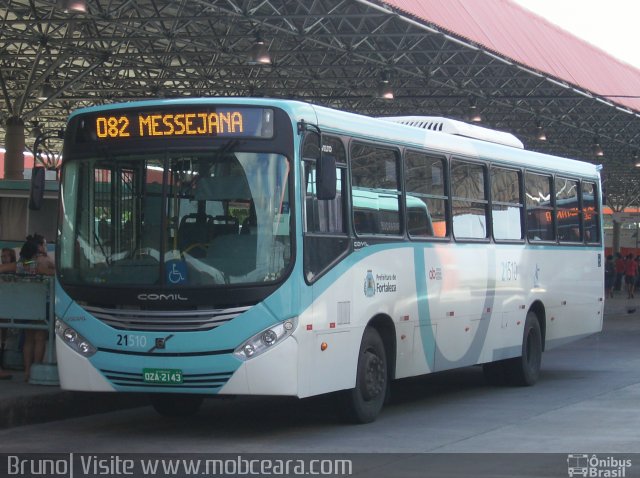 Aliança Transportes Urbanos 21510 na cidade de Fortaleza, Ceará, Brasil, por Bruno Oliveira Nunes. ID da foto: 3313272.