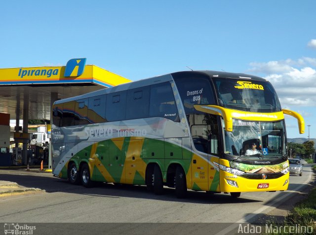 Severo Turismo 1580 na cidade de Belo Horizonte, Minas Gerais, Brasil, por Adão Raimundo Marcelino. Número da foto: #3313645.