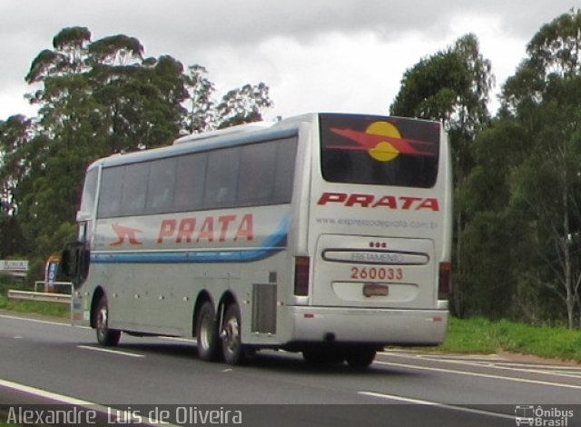 Expresso de Prata 260033 na cidade de Botucatu, São Paulo, Brasil, por Alexandre  Luis de Oliveira. ID da foto: 3313302.