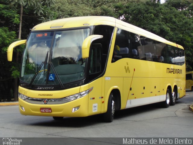Viação Itapemirim 60761 na cidade de São Paulo, São Paulo, Brasil, por Matheus de Melo Bento. Número da foto: #3314578.