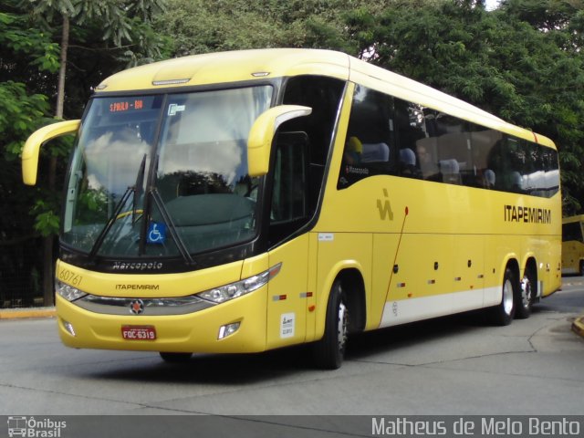 Viação Itapemirim 60761 na cidade de São Paulo, São Paulo, Brasil, por Matheus de Melo Bento. ID da foto: 3314578.