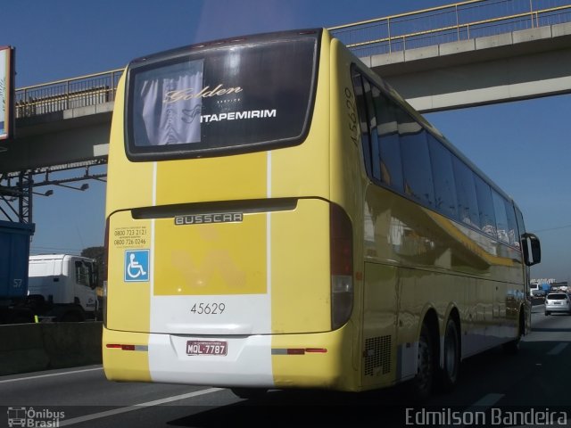 Viação Itapemirim 45629 na cidade de Guarulhos, São Paulo, Brasil, por Edmilson Bandeira. Número da foto: #3313068.
