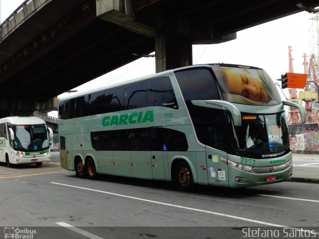 Viação Garcia 7197 na cidade de Rio de Janeiro, Rio de Janeiro, Brasil, por Stefano  Rodrigues dos Santos. ID da foto: 3314185.