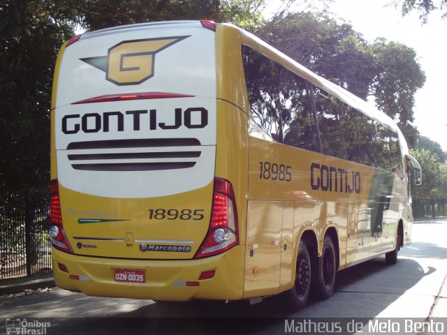 Empresa Gontijo de Transportes 18985 na cidade de São Paulo, São Paulo, Brasil, por Matheus de Melo Bento. Número da foto: #3313335.