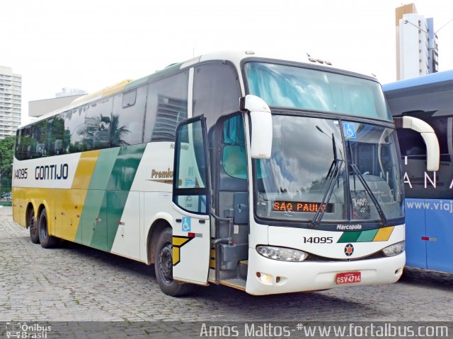 Empresa Gontijo de Transportes 14095 na cidade de Fortaleza, Ceará, Brasil, por Amós  Mattos. Número da foto: #3312589.