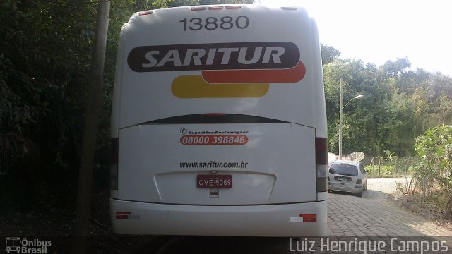 Saritur - Santa Rita Transporte Urbano e Rodoviário 13880 na cidade de Piedade dos Gerais, Minas Gerais, Brasil, por Luiz Henrique Campos. ID da foto: 3313703.