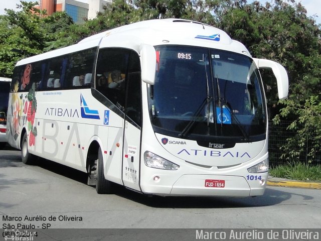 Viação Atibaia São Paulo 1014 na cidade de São Paulo, São Paulo, Brasil, por Marco Aurélio de Oliveira. ID da foto: 3314471.