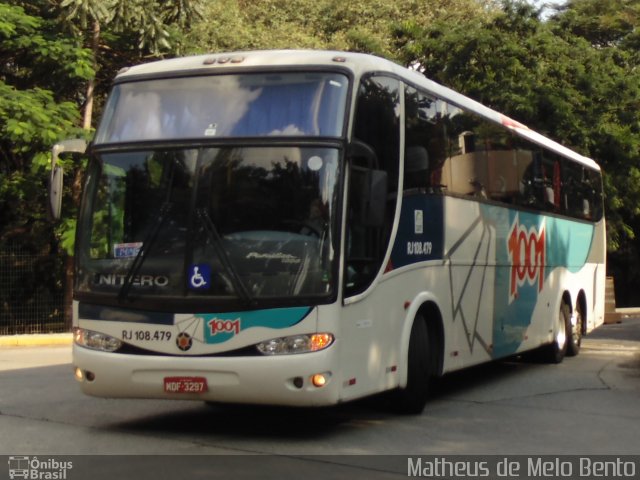 Auto Viação 1001 RJ 108.479 na cidade de São Paulo, São Paulo, Brasil, por Matheus de Melo Bento. ID da foto: 3313257.