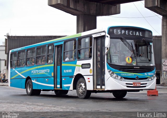 Viação Ponte Coberta RJ 190.065 na cidade de Rio de Janeiro, Rio de Janeiro, Brasil, por Lucas Lima. Número da foto: #3313916.