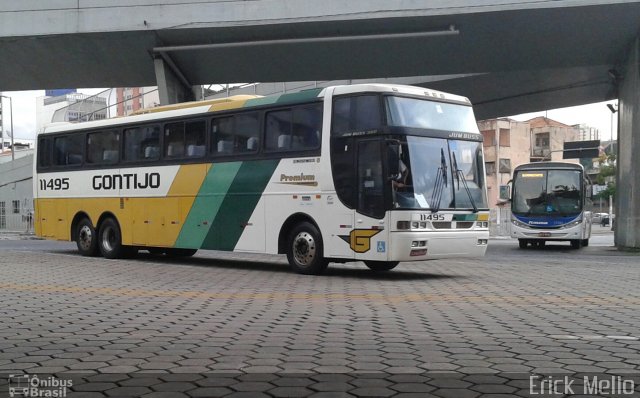 Empresa Gontijo de Transportes 11495 na cidade de Belo Horizonte, Minas Gerais, Brasil, por Érick Pires. ID da foto: 3315469.