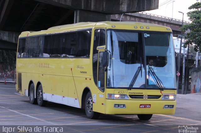 Viação Itapemirim 45311 na cidade de Rio de Janeiro, Rio de Janeiro, Brasil, por Igor Silva de França. ID da foto: 3315701.