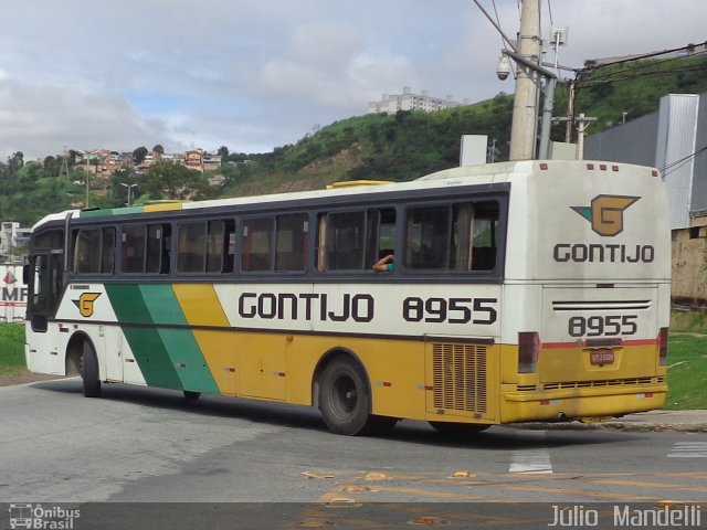 Empresa Gontijo de Transportes 8955 na cidade de Belo Horizonte, Minas Gerais, Brasil, por Júlio  Mandelli. ID da foto: 3314930.