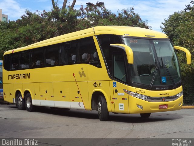 Viação Itapemirim 60513 na cidade de São Paulo, São Paulo, Brasil, por Douglas Jesus. ID da foto: 3317330.