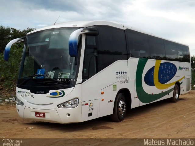 Marinho Transporte e Turismo RJ 542.005 na cidade de Angra dos Reis, Rio de Janeiro, Brasil, por Mateus Machado. Número da foto: #3314712.