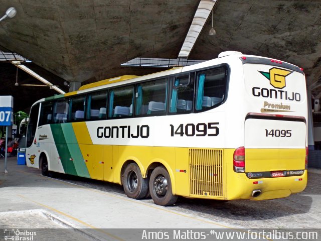 Empresa Gontijo de Transportes 14095 na cidade de Fortaleza, Ceará, Brasil, por Amós  Mattos. Número da foto: #3316752.