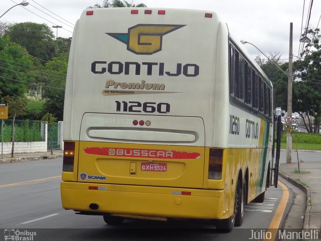 Empresa Gontijo de Transportes 11260 na cidade de Belo Horizonte, Minas Gerais, Brasil, por Júlio  Mandelli. ID da foto: 3314950.