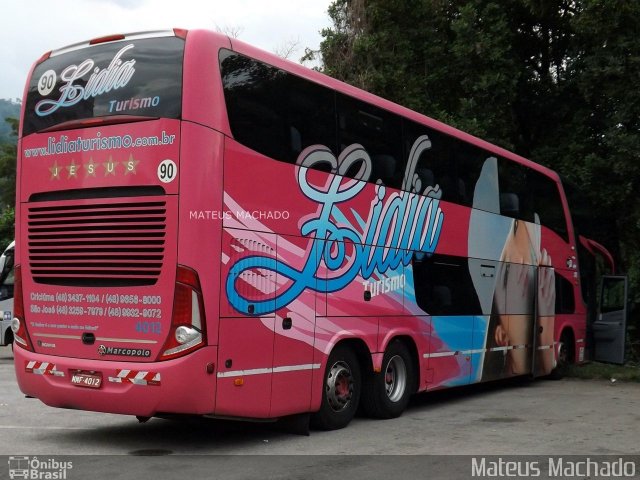 Lidia Turismo 4012 na cidade de Angra dos Reis, Rio de Janeiro, Brasil, por Mateus Machado. ID da foto: 3314731.