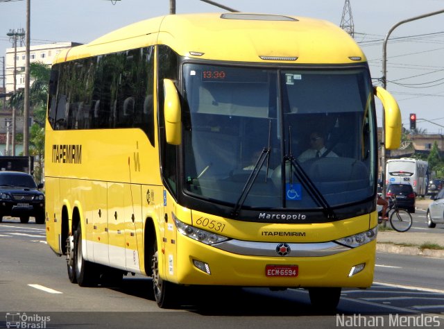 Viação Itapemirim 60531 na cidade de Cariacica, Espírito Santo, Brasil, por Nathan Mendes. Número da foto: #3316834.