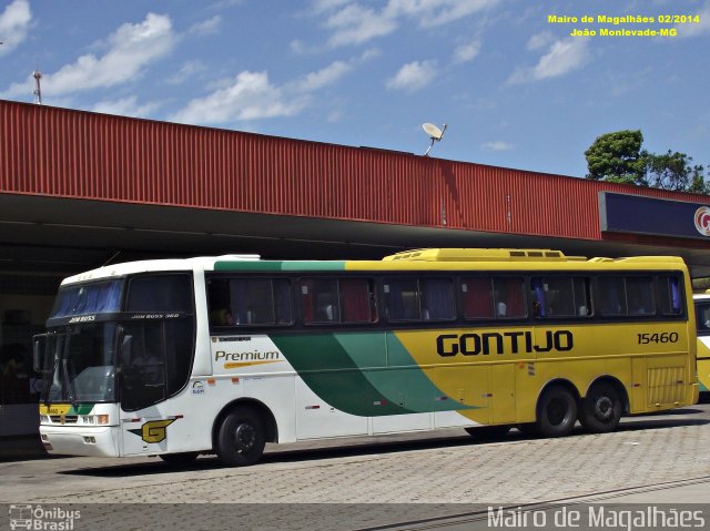 Empresa Gontijo de Transportes 15460 na cidade de João Monlevade, Minas Gerais, Brasil, por Mairo de Magalhães. ID da foto: 3316032.