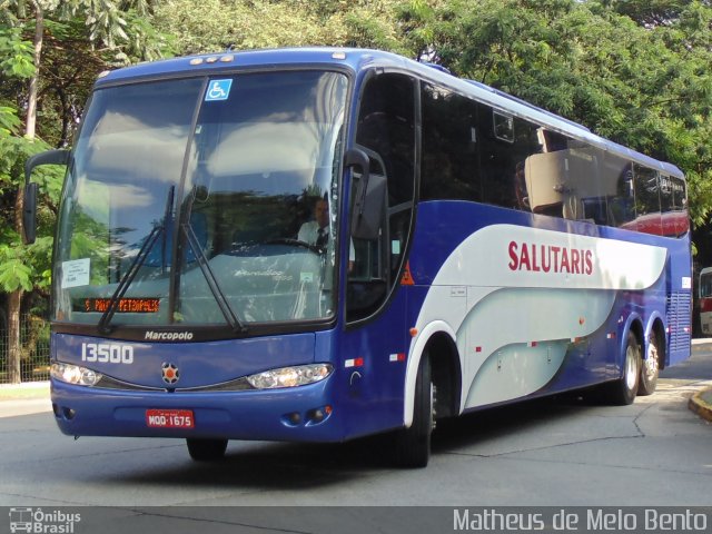 Viação Salutaris e Turismo 13500 na cidade de São Paulo, São Paulo, Brasil, por Matheus de Melo Bento. Número da foto: #3314604.