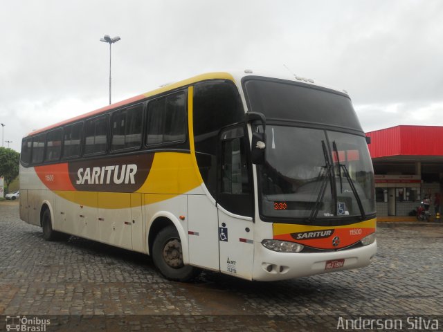 Saritur - Santa Rita Transporte Urbano e Rodoviário 11500 na cidade de João Monlevade, Minas Gerais, Brasil, por Anderson Silva. Número da foto: #3315073.