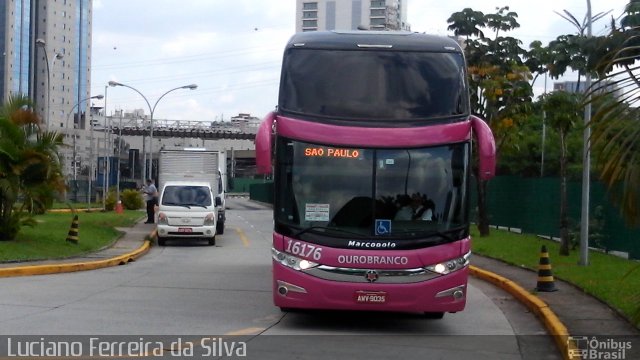 Viação Ouro Branco 16176 na cidade de São Paulo, São Paulo, Brasil, por Luciano Ferreira da Silva. ID da foto: 3319464.