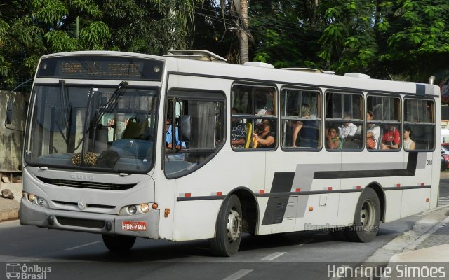 Viação Cruzeiro > Viação Sidon 018 na cidade de Ibirité, Minas Gerais, Brasil, por Henrique Simões. Número da foto: #3318096.