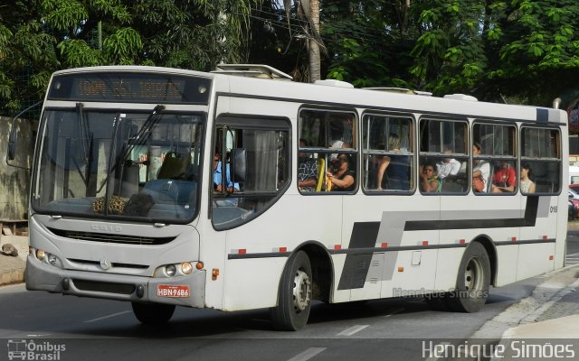 Viação Cruzeiro > Viação Sidon 018 na cidade de Ibirité, Minas Gerais, Brasil, por Henrique Simões. ID da foto: 3318096.