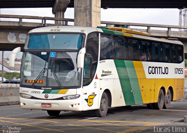 Empresa Gontijo de Transportes 17155 na cidade de Rio de Janeiro, Rio de Janeiro, Brasil, por Lucas Lima. Número da foto: #3318548.