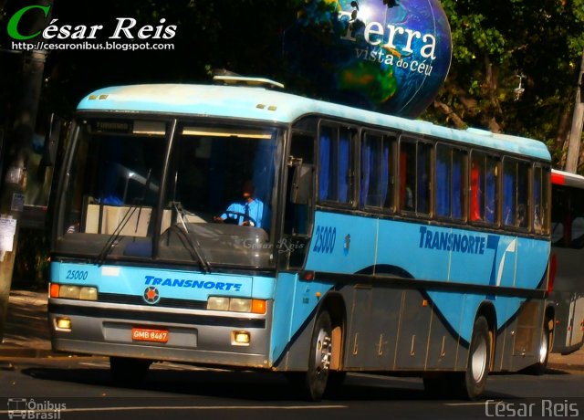 Transnorte - Transporte e Turismo Norte de Minas 25000 na cidade de Belo Horizonte, Minas Gerais, Brasil, por César Ônibus. ID da foto: 3319375.