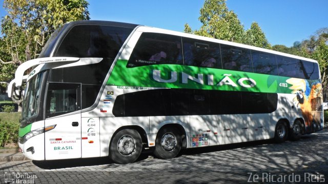Empresa União de Transportes 4183 na cidade de Petrópolis, Rio de Janeiro, Brasil, por Zé Ricardo Reis. Número da foto: #3318312.