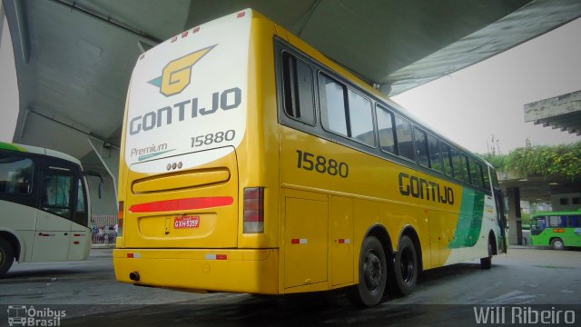 Empresa Gontijo de Transportes 15880 na cidade de Belo Horizonte, Minas Gerais, Brasil, por William de Souza Ribeiro. ID da foto: 3318491.