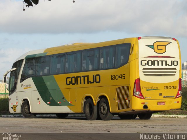 Empresa Gontijo de Transportes 18045 na cidade de Natal, Rio Grande do Norte, Brasil, por Nícolas Vitorino Lopes. ID da foto: 3318041.