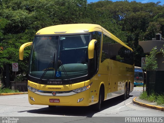 Viação Itapemirim 60715 na cidade de São Paulo, São Paulo, Brasil, por Alexandre Rodrigo. Número da foto: #3317485.