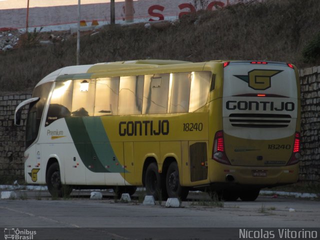 Empresa Gontijo de Transportes 18240 na cidade de Natal, Rio Grande do Norte, Brasil, por Nícolas Vitorino Lopes. Número da foto: #3318027.